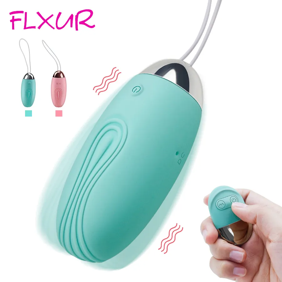 Flxur potężne wibracje jaja wibrujące majtki bezprzewodowy pilot silikonowy stymulator pochwy Dorosłe seksowne zabawki dla kobiet