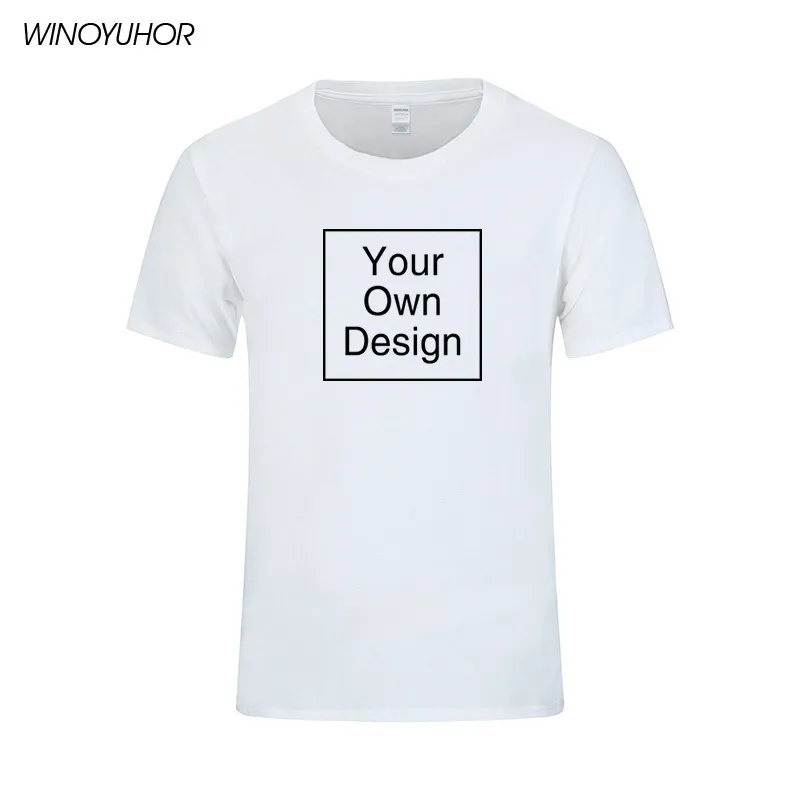 Concevez votre propre image de marque personnalisée groupe de société personnelle impression bricolage t-shirt hommes été coton à manches courtes T-shirts 220607