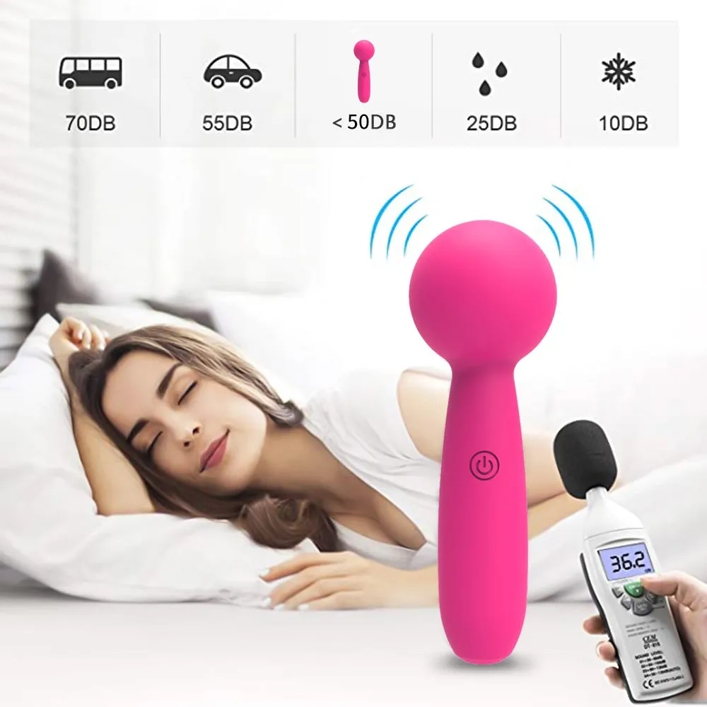 Cesoir Bullet Vibrator USB-Ladung 10 Modi verbessert das Ladung Handheld Body Massager Clit G-Punkt-Vibratoren Sexy Spielzeug für Frauen