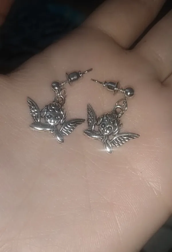 New Vintage Angel Pingente Cartilagem Droga Brincos Jóias Punk para Mulheres Cool Girl Friendsis