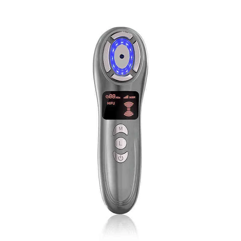 Dispositifs de soins du visage Nouvelle mise à niveau Mini Hifu Machine faciale Rf Serrage Ems Microcourant Lift Firm Rajeunissement de la peau Beauté 0727