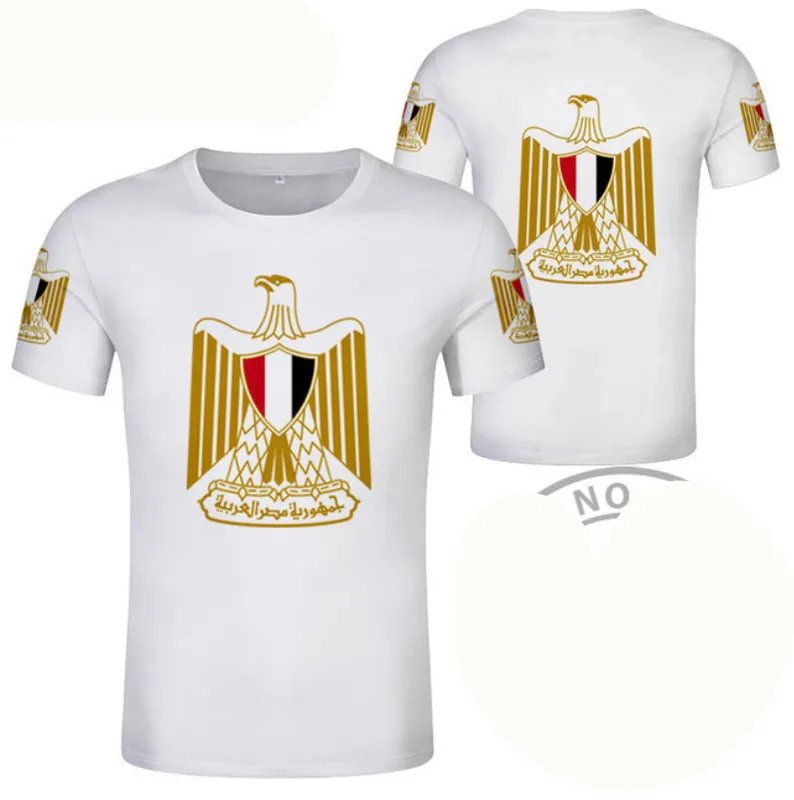 이집트 T 셔츠 무료 사용자 정의 번호 이름 번호 이기한 Tshirt 국가 플래그 예, 아랍 아랍어 공화국 이집트 국가 프린트 P O Clothing 220616