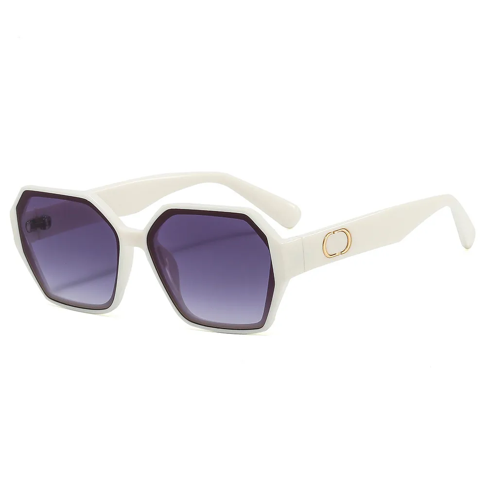 Side Letters Designer Zonnebril Dames Men Luxe zonnebril voor vrouwen Reizen Zonnebeicht Adumbral Beach Sunglass