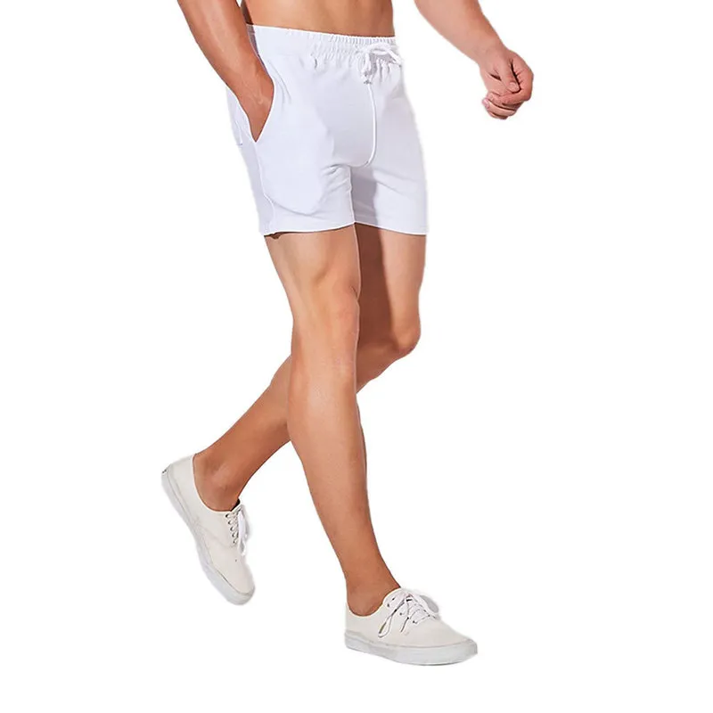 夏のメンズファッションジョガースウェットショーツアンダーシャツカジュアルソリッドカラージムランニングワークアウトアスレチックパンツ男性ショーツ220524