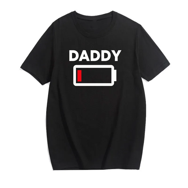 Famille correspondant vêtements Look correspondant drôle tenue batterie vêtements papa maman garçon fille t-shirt pour papa maman moi bébé garçon fille 220531