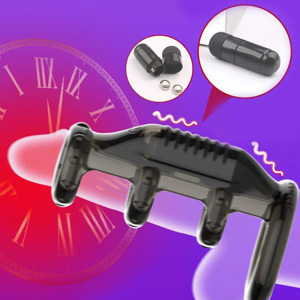 Дик вибрирующий рукав для мужчин фаллоимитатор Extender Bullet Vibrator Mulabrator Cring Ring Кольцо интимные товары.