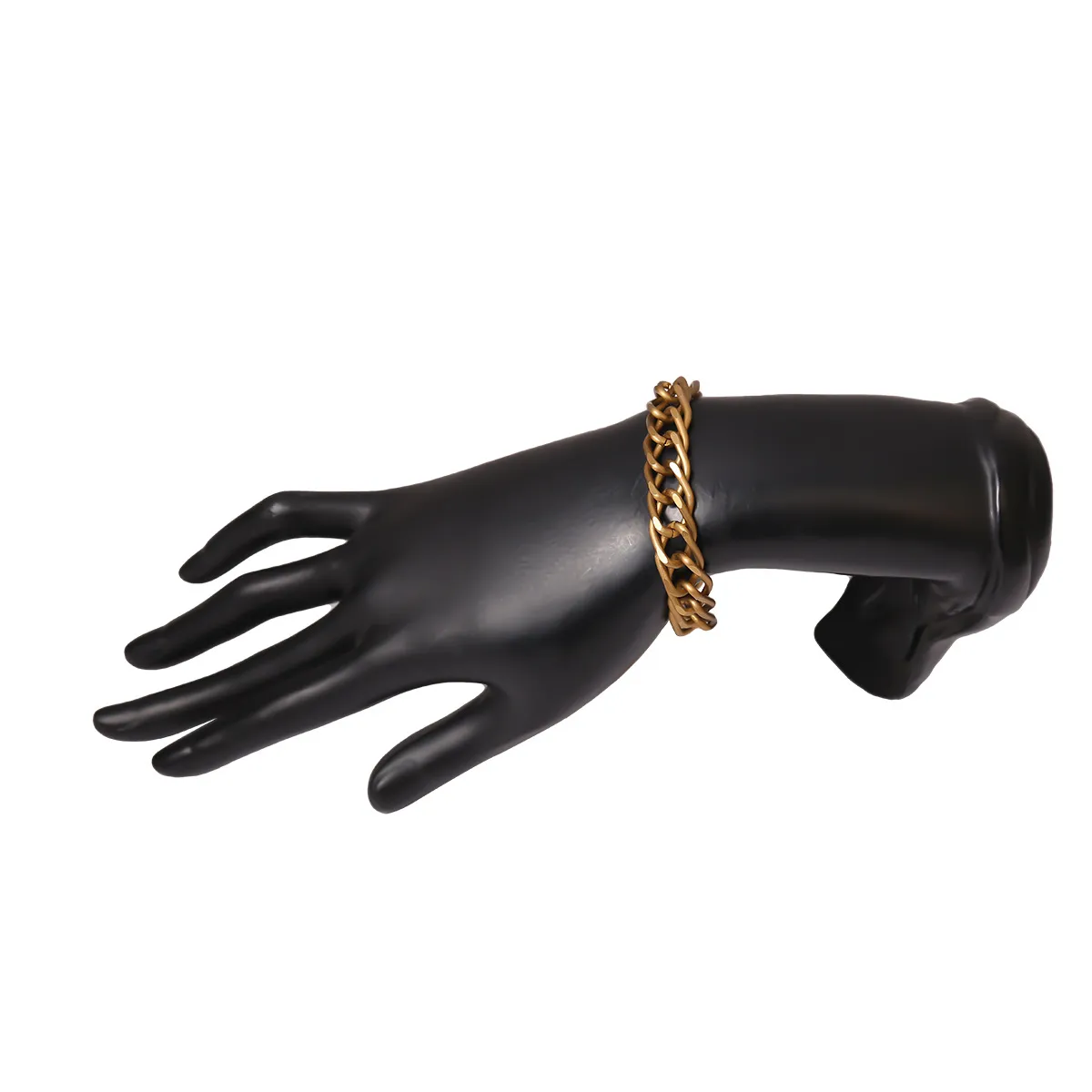 Big Heavy Catena a maglie cubane Girocollo Collana Bracciale Set oro estetico donne Hip Hop Punk Rock Rapper Moda Bijoux Accessori gioielli Regali feste di compleanno