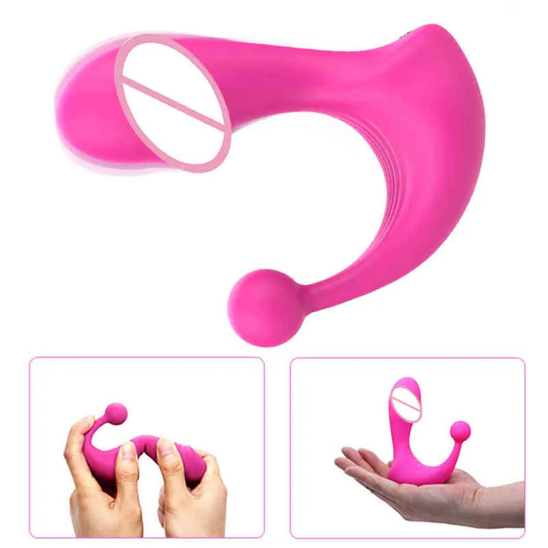 NXY Vibromasseurs OLO Butt Plug Wearable Dildo Vibromasseur Sex Toys pour Femmes G-Spot Masseur Sans Fil Télécommande Clitoris Stimulateur 12 Modes 0409