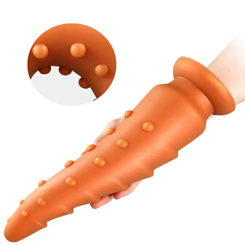 Ankomst Anal Plug Dildo Masturbators Anal Leksaker Stora Dildos Dots Massage Vaginal Anus Sexleksaker För Kvinnor Män Sucker Strap på 220413