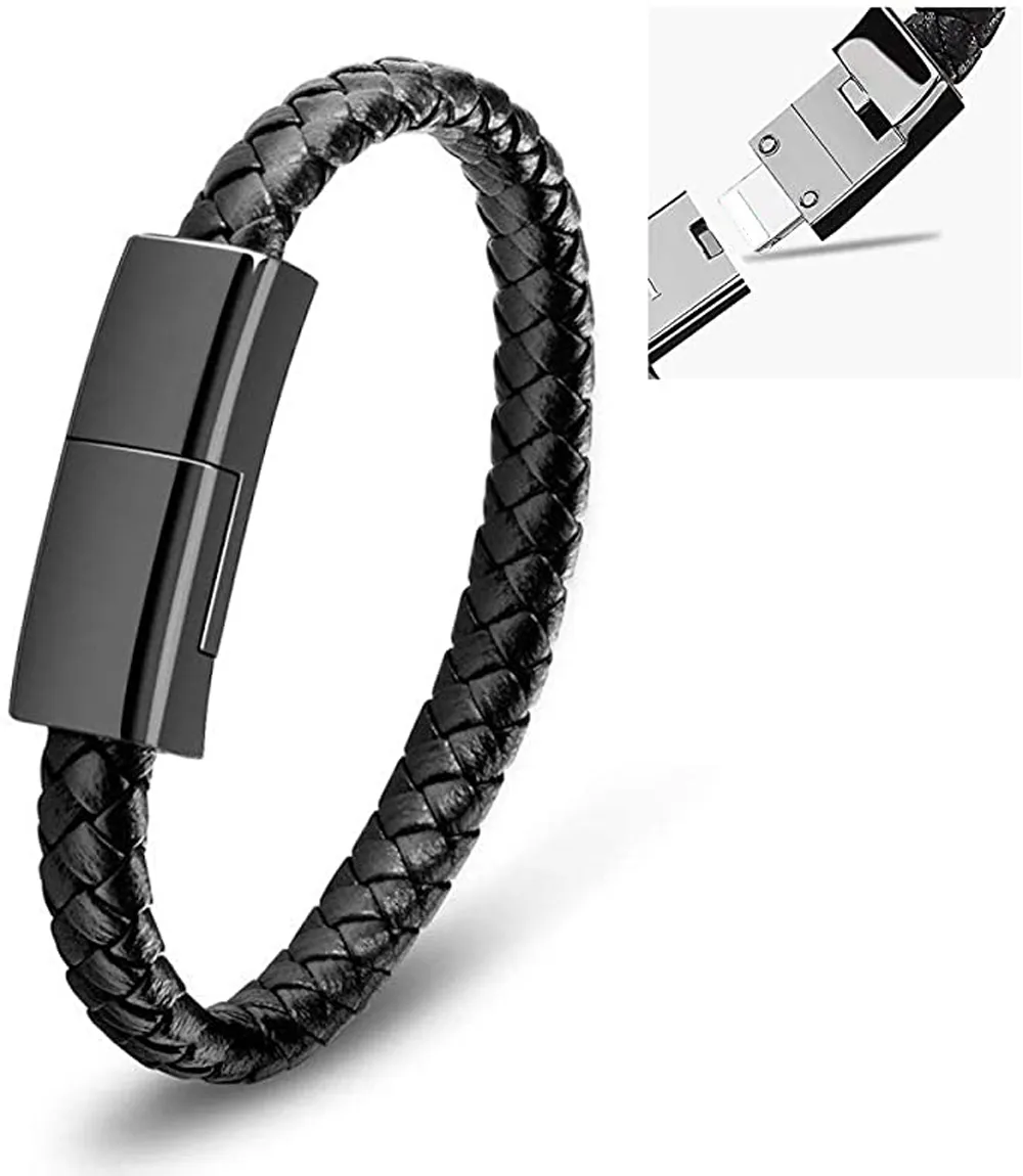 Bracelet câbles de chargement USB cordon de données pour iphone-plus X XR Xs Max/samsung HUAWEI xiaomi Micro câble