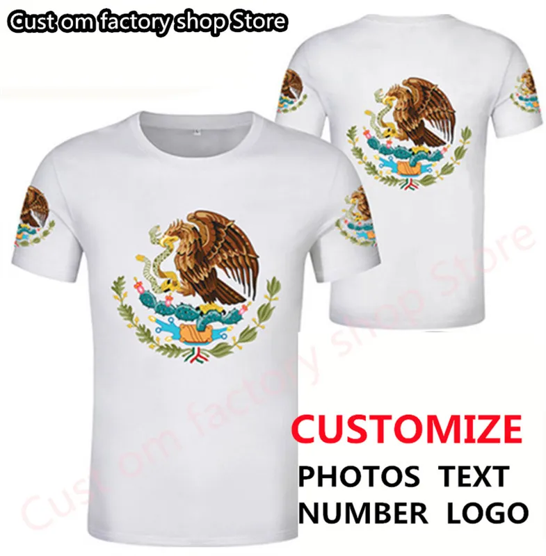 T-Shirt „VEREINIGTE STAATEN VON MEXIKO“, kostenlos, individueller Name, Nummer, Mex-T-Shirt, Nationalflagge, Mx, spanischer mexikanischer Aufdruck, P-O-Kleidung 220616