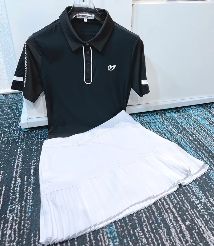 Golf Shirts MASTER BUNNY Quick Dry Sports Short Sleeve Fashion Ladies Poloshirt Golf Top 2206263637785