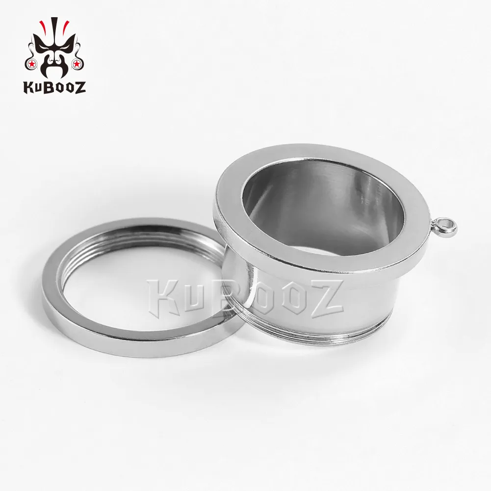 KUBOOZ acier inoxydable 4 couleurs bricolage tunnels et bouchons d'oreille jauges de perçage civières de perçage bijoux de corps 6-25mm 235Z