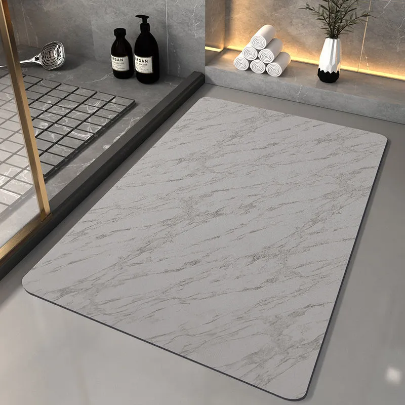 Icke-halkbadmattor Superabsorberande dusch Badrummattor mjuka toalett golv diatom lera mattor för hemmamodstränder mat 220504