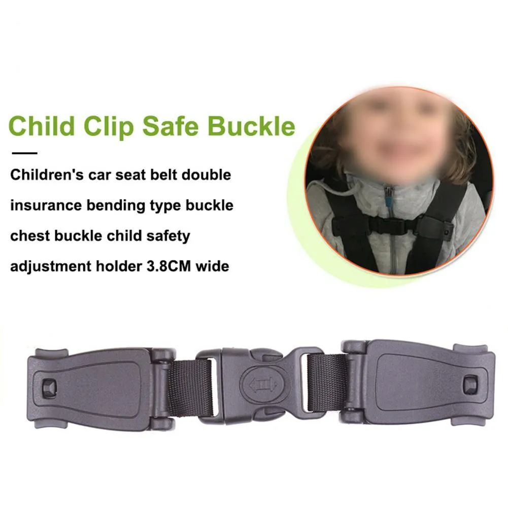 기타 스포츠 용품 내구성있는 하네스 안전 가슴 클립 자동차 아기 안전 버클 벨트 어린이 안전 스트랩 16cm 액세서리