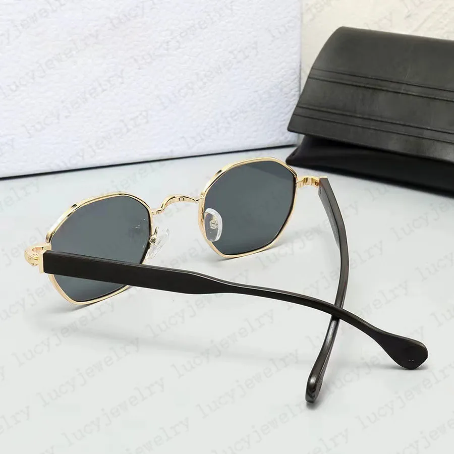 Nya solglasögon retro glasögon Summer Multicolor A Classic Plain Glasses Atchepant For Man Woman Adult Design Top Qualit307K