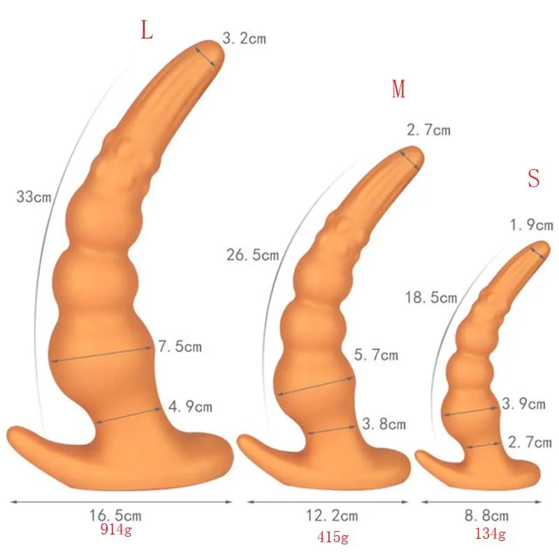 긴 풀 구슬 항문 딜도 딜도 전립선 마사지 플러그 여자를위한 섹시한 장난감 남성 자위기 큰 딜드 스티어 콜 콜론 장난감