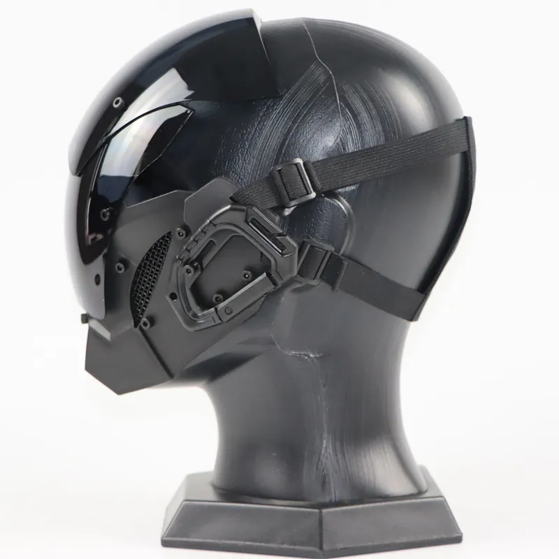 Maschera Cyberpunk Fai da te Fatti a mano Personalizzati Maschere Cosplay personalizzate Attrezzatura fantascientifica meccanica Adatta Dj Music Festival And Party 220705