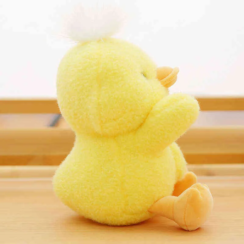 Pc Cm Belle Assis Canard En Peluche Jouets Kawaii Coussin Doux Câlin Bébé Enfants Jouent Confort jouets Cadeaux D'anniversaire J220704