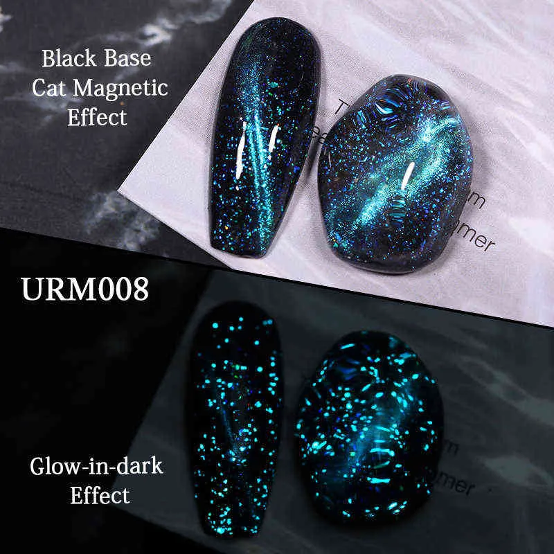 NXY Nail Gel Luminous Cat Juego de esmalte magnético con imán Stick Glitter Barniz Soak Off Uv Led Lacas 0328