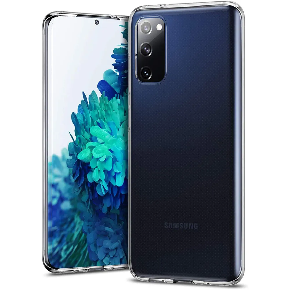 Étuis en Silicone transparent Ultra mince pour Samsung Galaxy S22 S21 S20 Note 10 Plus 20 Coque arrière souple souple Fundas Coque