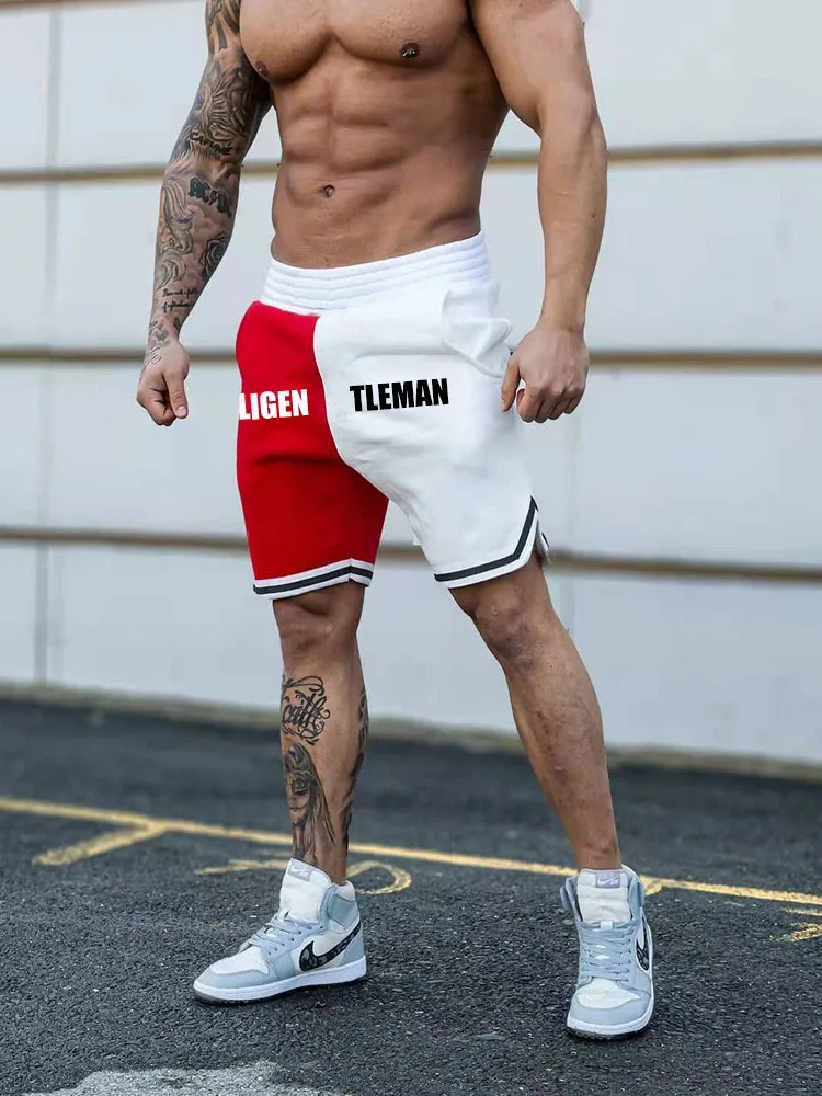 Men s hiphop shorts på våren och sommarversionen Leisure Simple Temperament Hip Hop Fitness Basketball Svarhet Sport 220524