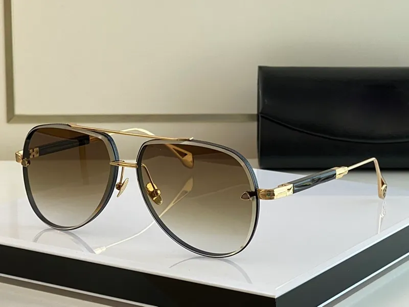 Białe okulary przeciwsłoneczne dla kobiet męskie okrągłe okulary słoneczne Mayba Vintage 62 mm złoty srebrny metalowy metalowy sport