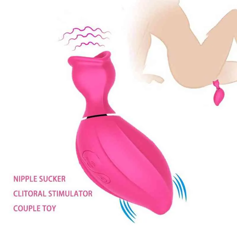 Nxy Vibratori Vagina adulti Capezzolo Succhiare Stimolatore del clitoride Punto G Massaggio vaginale Masturbatore femminile Vibratore Giocattoli del sesso donna 220509