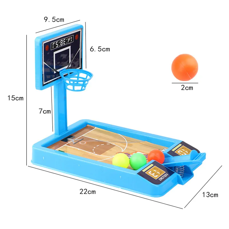 Inomhus basketskytte sportspel spel set hoop 3ball interaktivt barn brädspel skrivbord boll leksak för barn 220629