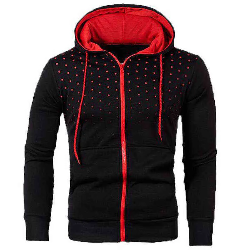 Bluza Heren Lange Mouwen Herfst Lente Mannen Casual Vest Jasje 3d Gedrukt Herenkleding Mannen Hooded Jas My237 L220730