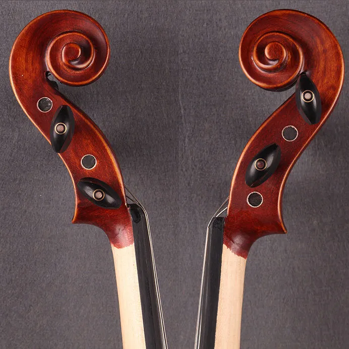High-quality patterned solid wood antique rubbed violin all handmade beginner professional violin 4/4 musical instrument