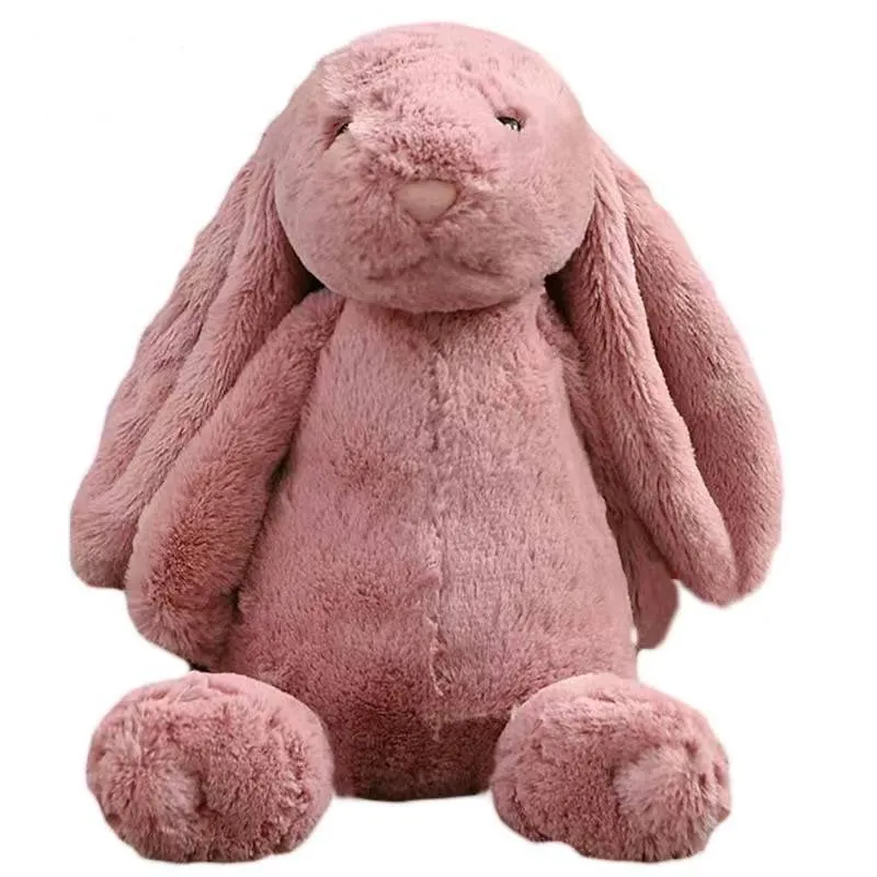 Soft Stuffed Animals Kids Long Ear Bunny Sleeping Cute Cartoon Plush Toy Dolls Children Birthday Gift 220628