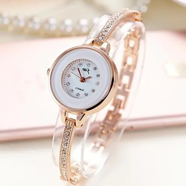 腕時計ロットJW-8137Lファッションレディブレスレットウォッチラップクォーツエレガンスロマンスタイル合金全体