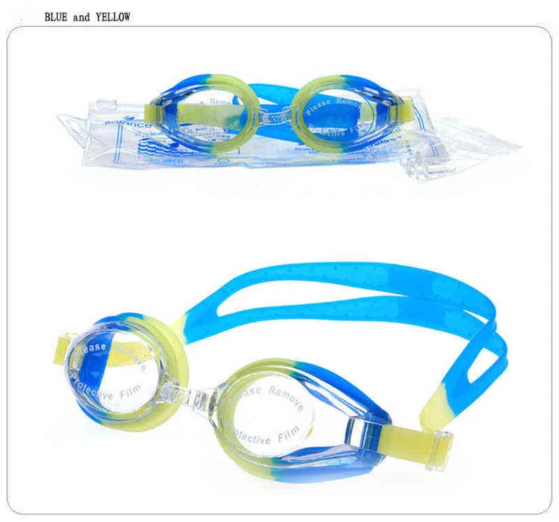 1 قطع الرجال النساء السباحة نظارات مكافحة الضباب uv حماية السباحة النظارات المهنية electroplate قابل للتعديل نظارات السباحة للماء G220422