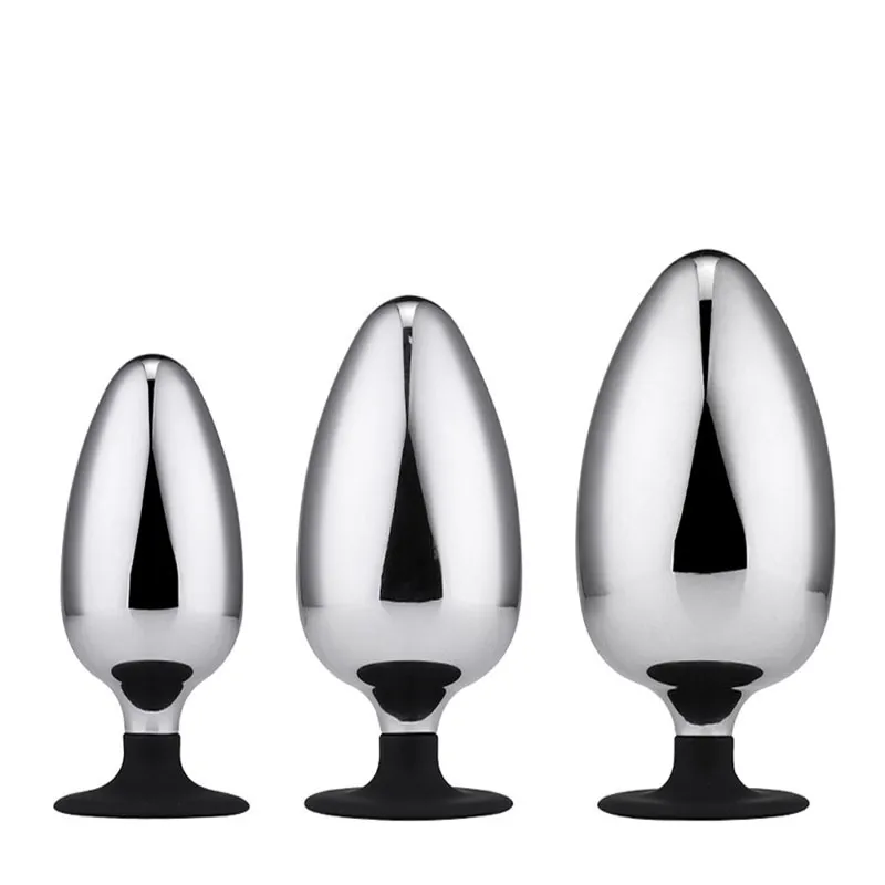 Hot Selling Metalen Anale Plug Bullet Head Wearable Big Butt sexy Toys Voor Vrouwen Mannen Paar Riem Op Dilatator Anus