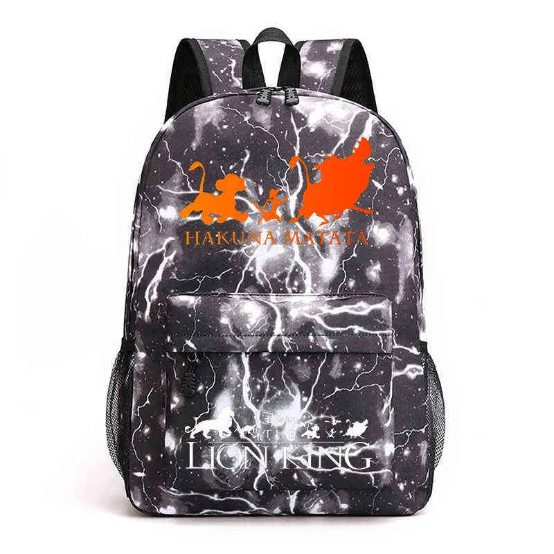 The Lion King Starry Sky Solid Color Children's Student Zackpack