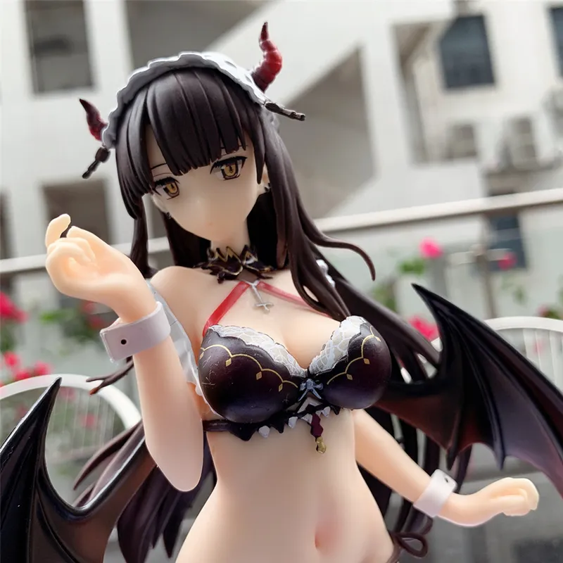 Native Skytube anime Aiko Taya Charm Demon Maid Bikini Swimsuitwear 16 PVC Action Figure Toys Toys Doll Doll Doll 220520