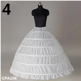 9 Style entier 6 cerceaux Bridal Wedding Petticoat Mariage Gauze jupe Crinoline Couper accessoires de mariage Jupon Sxjun107448057