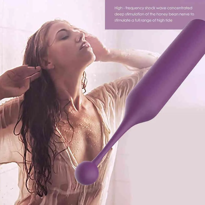 Vibratorer vuxna produkter som laddar g-punkt vibrerande kvinnors högfrekventa honungbönmassage AV-stick rekommenderas 220713