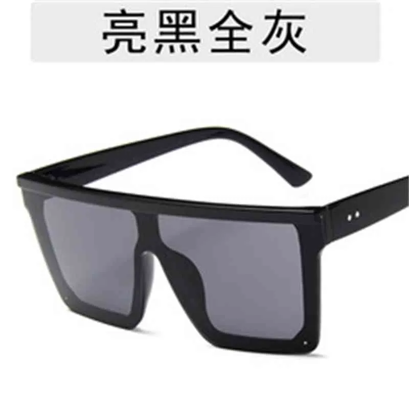 One Piece Lens Mode Unisex Sonnenbrille Verkauf Übergroße Frauen Männer Kunststoffrahmen UV400 Sonnenbrille203j