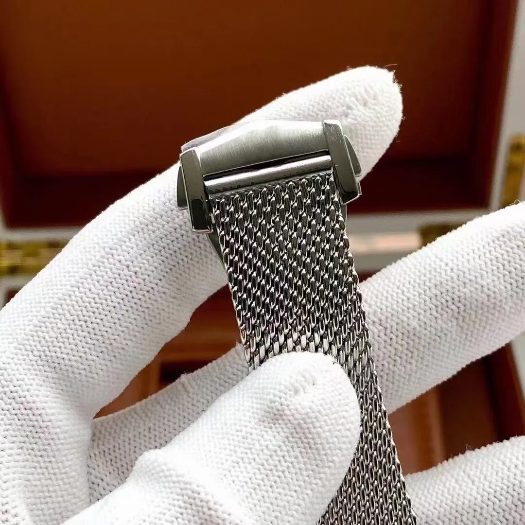 Męski biznes zwyczajny 42 mm Automatyczny zegarek mechaniczny 3 kolory zegarek ze stali nierdzewnej ceramiczny ramka Montre de Luxe Na rękę