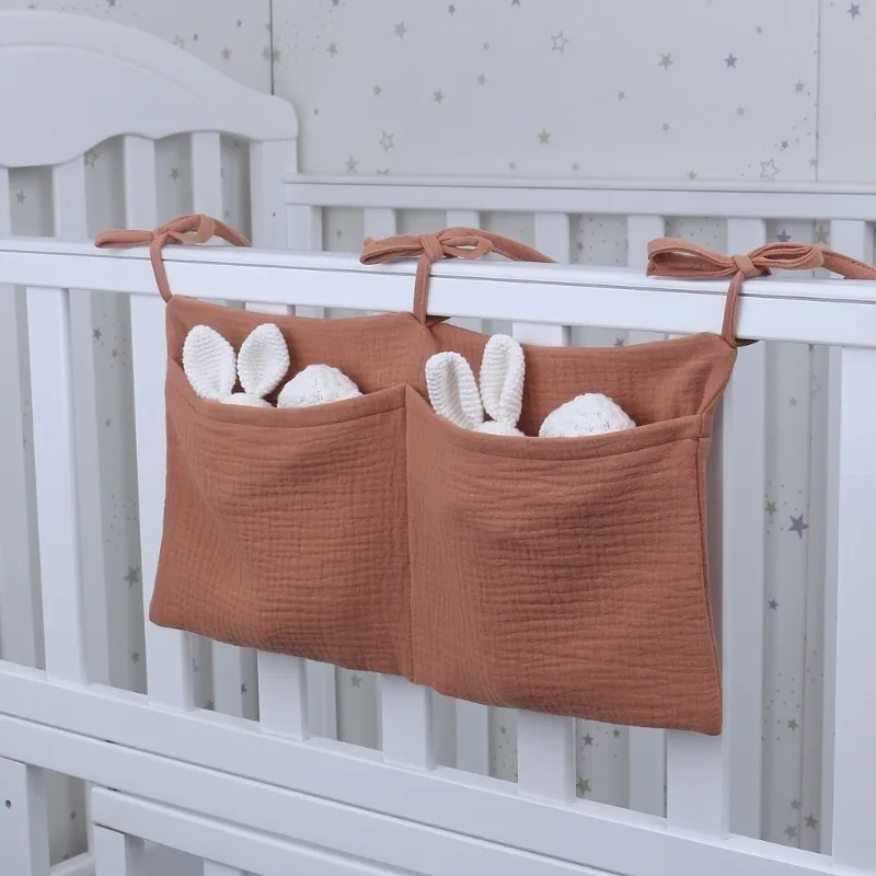 Sac de rangement Portable pour berceau de bébé, 1 pièce, multifonctionnel, organisateur de tête de lit pour enfants, sac à couches pour literie, 220531