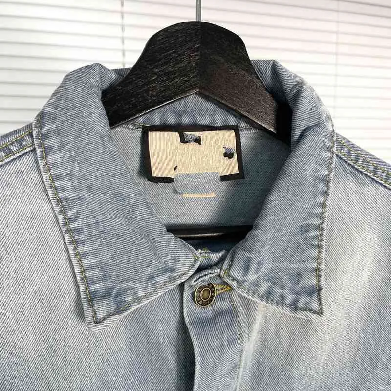 ハイバージョン刺繍特別な洗濯クラフトカウボーイカップルジャケット