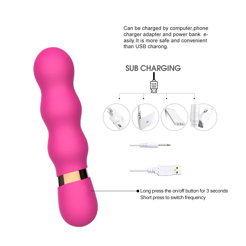 10周波数gスポットバイブレーターアダルトゲーム女性のためのセクシーなおもちゃ速いオルガムUSB充電クリトリス刺激装置エロティックマスターベーター