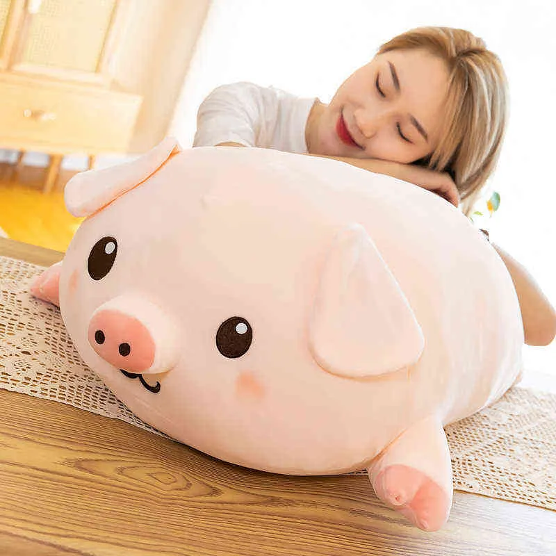 Cm kawaii varken kussen schattige piggy knuffels vol gevuld zacht dier mooie verjaardag kerstcadeau voor kinderen baby J220704