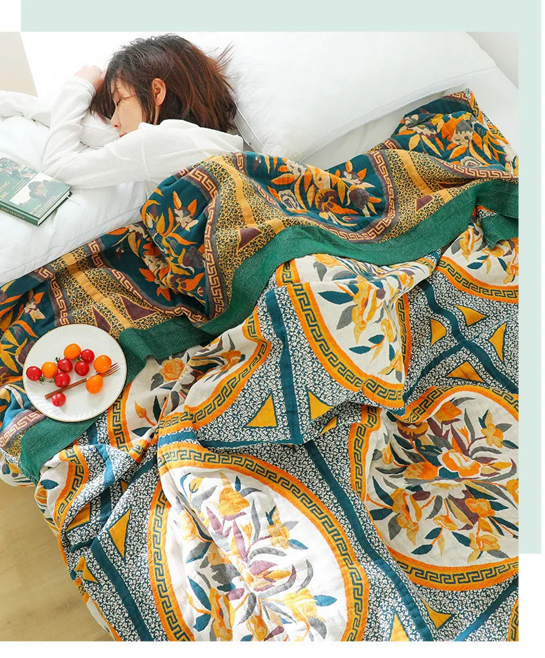 Blanket Selimut Santai Nordic Katun Kasa Sofa Penutup Musim Panas Dingin untuk Tempat Tidur Handuk Lembut Boho Dekorasi 220613