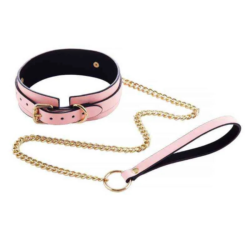 Nxy Sm Bondage Sexx Juegos de cama Accesorios eróticos Restricciones Bdsm seguras Collar de cuello luminoso Principiantes Juguetes sexuales para parejas 220426