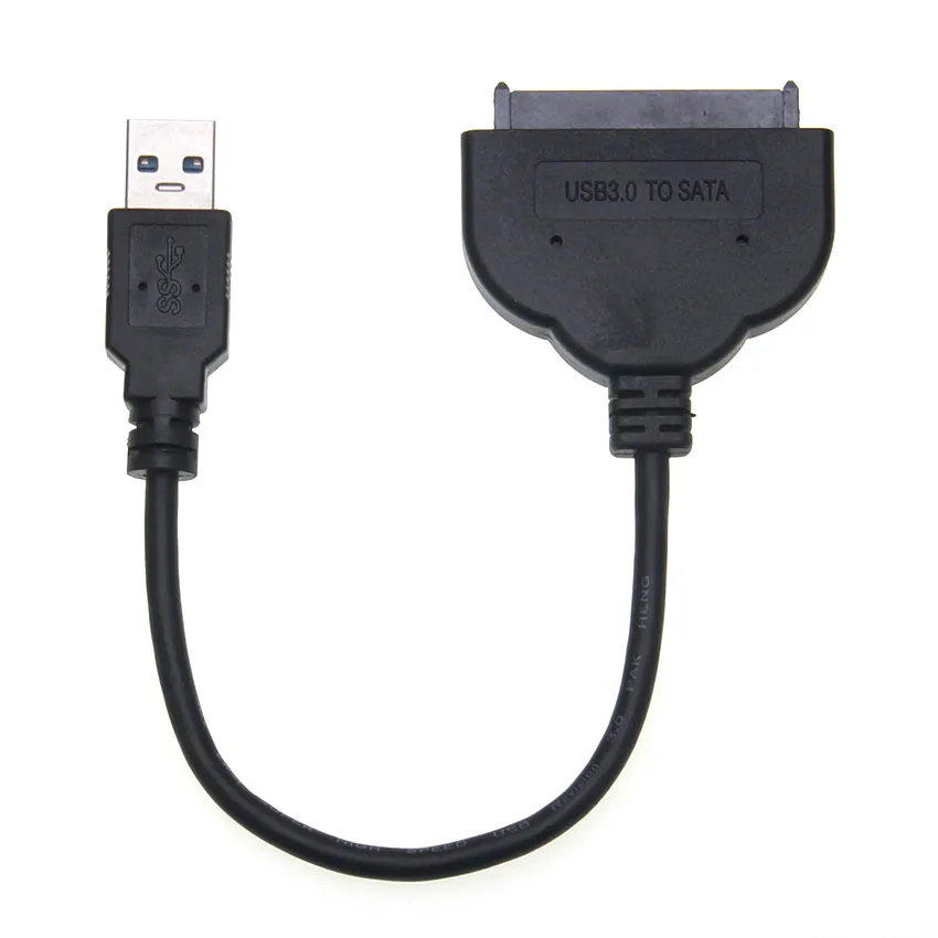 USB 3.0 - SATA Kabloları 22 Pin Güç Adaptör Kablosu 2,5 HDD SDD Sabit Disk Sürücüsü