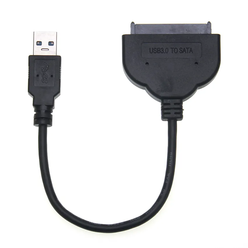 USB 3.0 To Sata Cables 22 Pin Power Adapter Cable for 2.5 HDD SDD Hard Disk Drive