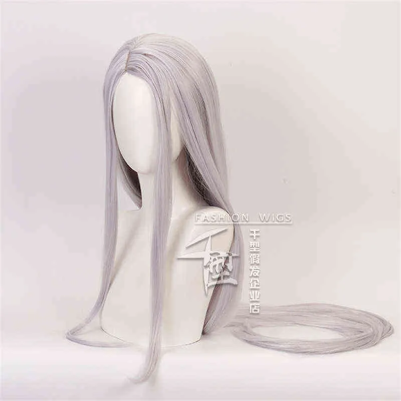 Mon héros académique Miruko Cosplay perruque Boku pas de héros académique femmes longue ligne droite argent résistant à la chaleur perruques L220802